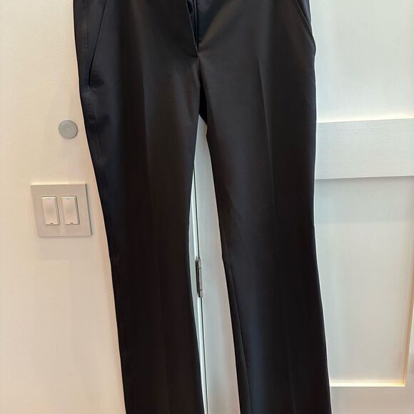 PRADA techno, fiber, black lung bootleg pants. Size 42 - Picture 1 of 9